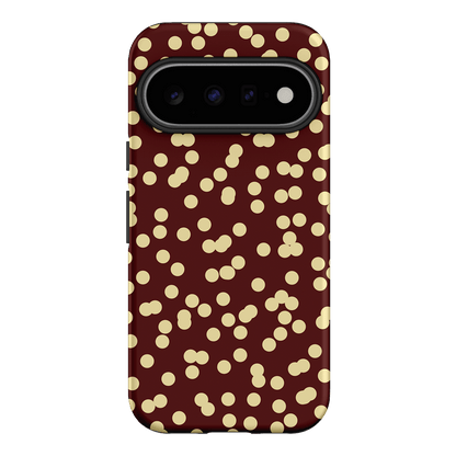 Mini Confetti Burgundy Butter Printed Phone Cases Google Pixel 11 / Armoured by Veronica Tucker - The Dairy