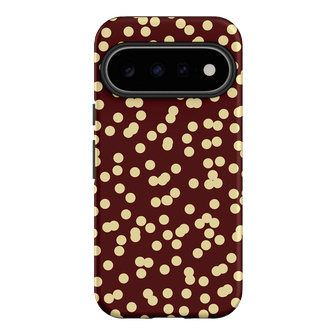 Mini Confetti Burgundy Butter Printed Phone Cases Google Pixel 11 / Armoured by Veronica Tucker - The Dairy
