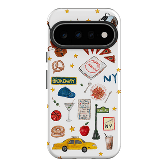 NYC White Printed Phone Cases Google Pixel 11 / Armoured by BG. Studio - The Dairy
