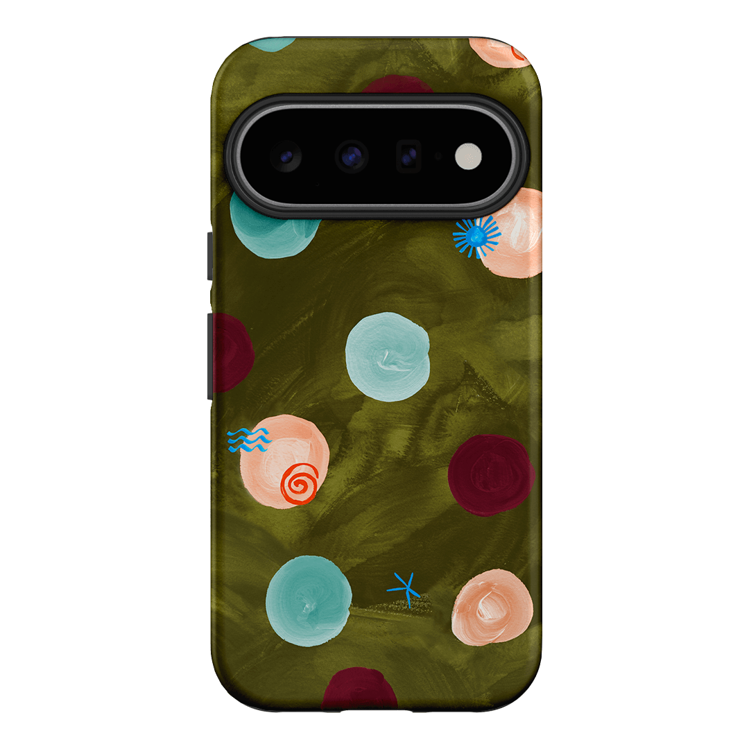 Olive Spot Printed Phone Cases Google Pixel 11 / Armoured by Charlie Taylor - The Dairy