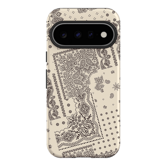 Paisley Ecru Printed Phone Cases Google Pixel 11 / Armoured by The Dairy - The Dairy