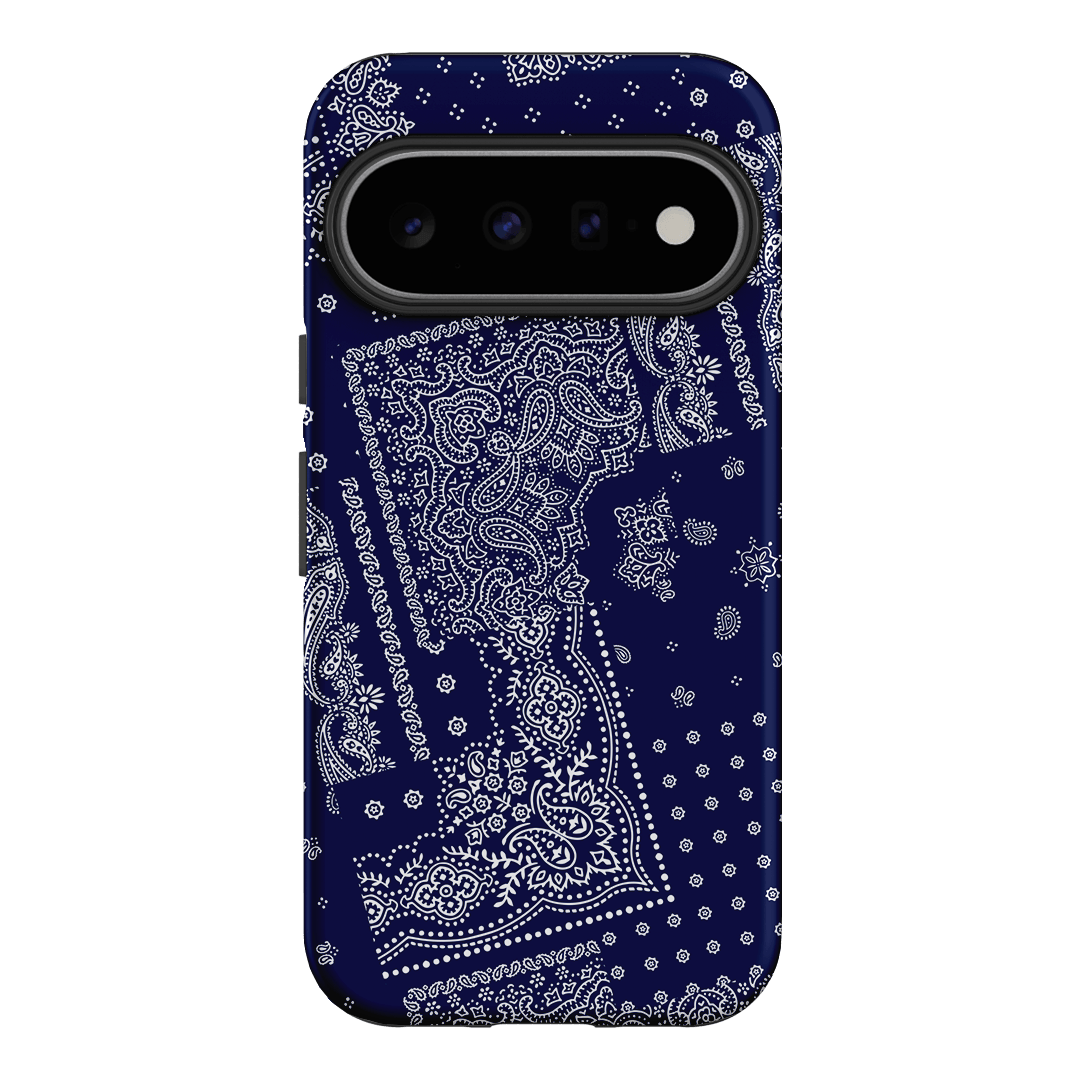 Paisley Indigo Printed Phone Cases Google Pixel 11 / Armoured by The Dairy - The Dairy