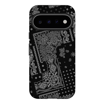 Paisley Noir Printed Phone Cases Google Pixel 11 / Armoured by The Dairy - The Dairy