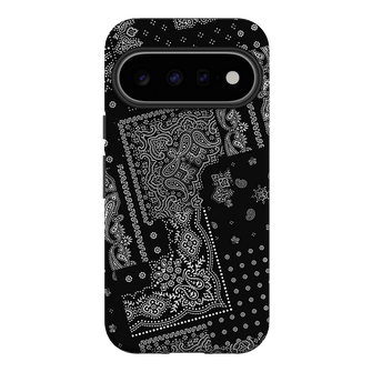Paisley Noir Printed Phone Cases Google Pixel 11 / Armoured by The Dairy - The Dairy