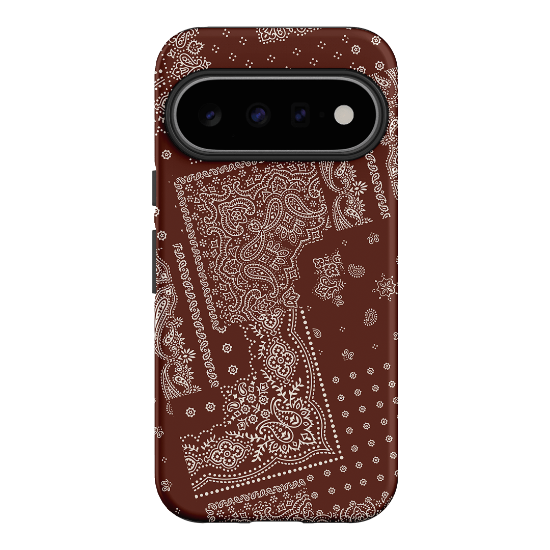 Paisley Cinnamon Printed Phone Cases Google Pixel 11 / Armoured by The Dairy - The Dairy