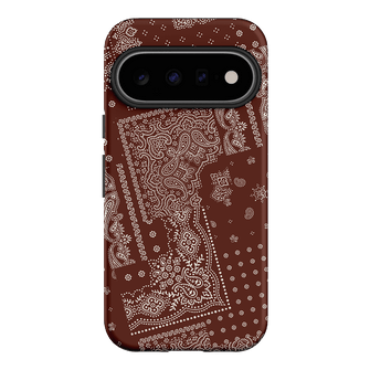 Paisley Cinnamon Printed Phone Cases Google Pixel 11 / Armoured by The Dairy - The Dairy