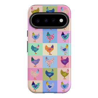 Pastel Chickens Printed Phone Cases Google Pixel 11 / Armoured by Kayla Henley - The Dairy