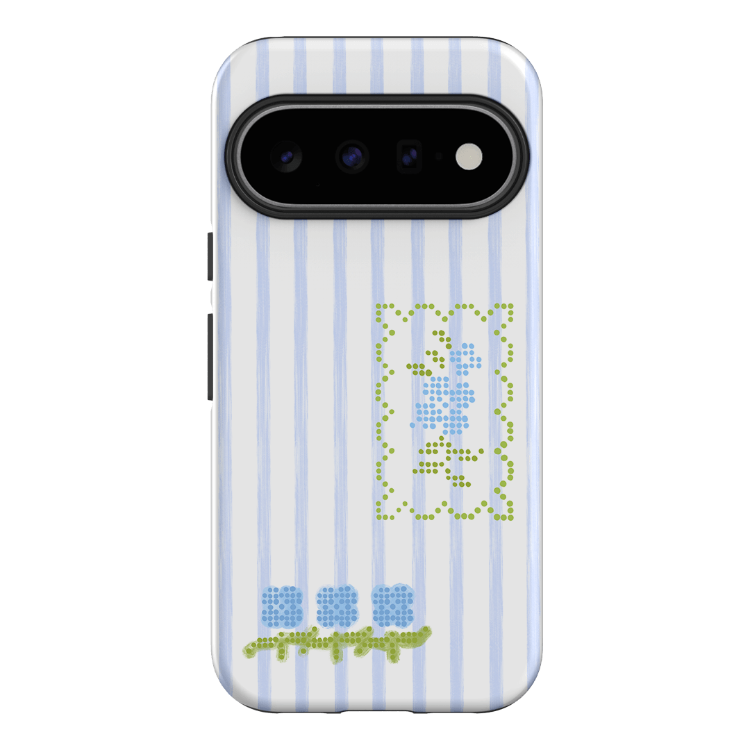 Patchwork Blue Printed Phone Cases Google Pixel 11 / Armoured by Kayla Carr - The Dairy
