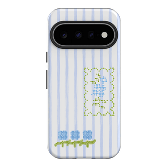 Patchwork Blue Printed Phone Cases Google Pixel 11 / Armoured by Kayla Carr - The Dairy