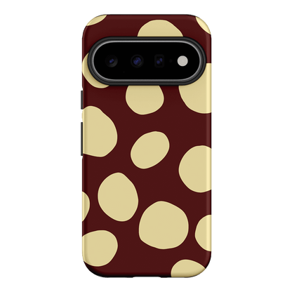 Pebbles Burgundy Butter Printed Phone Cases Google Pixel 11 / Armoured by Veronica Tucker - The Dairy