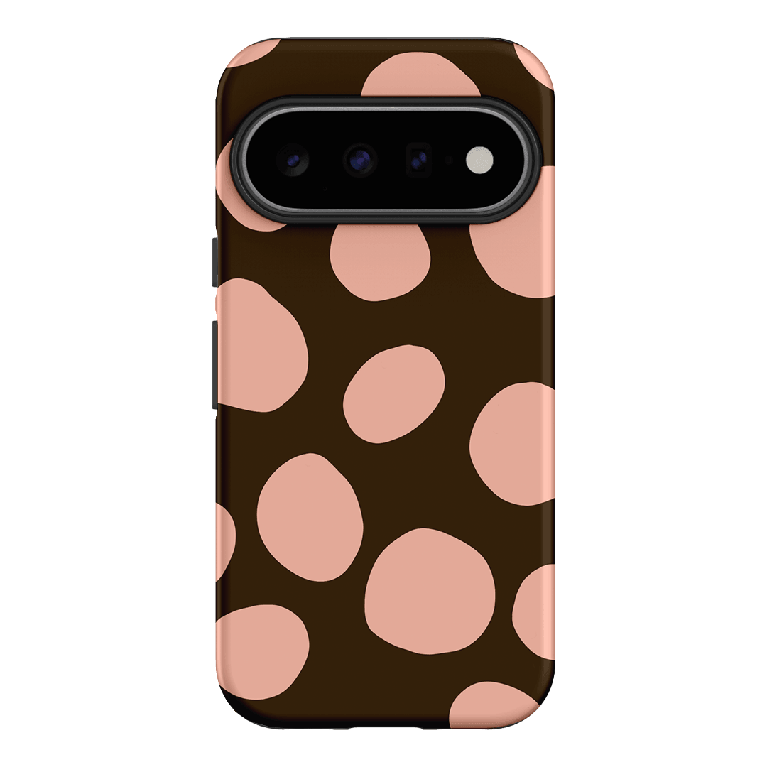 Pebbles Chocolate Pink Printed Phone Cases Google Pixel 11 / Armoured by Veronica Tucker - The Dairy
