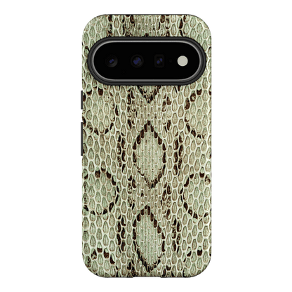 Pistachio Python Printed Phone Cases Google Pixel 11 / Armoured by The Dairy - The Dairy