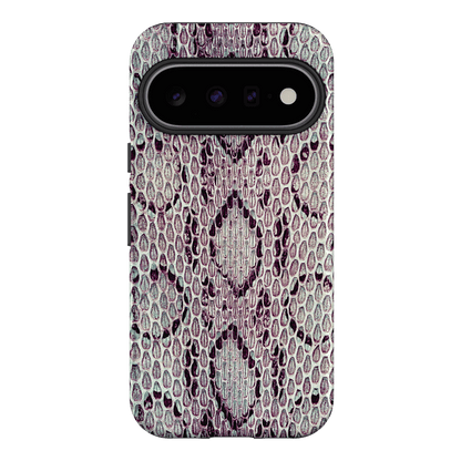 Plum Python Printed Phone Cases Google Pixel 11 / Armoured by The Dairy - The Dairy
