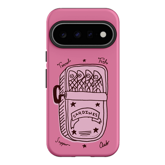 Sardine Social Pink Printed Phone Cases Google Pixel 11 / Armoured by The Dairy - The Dairy