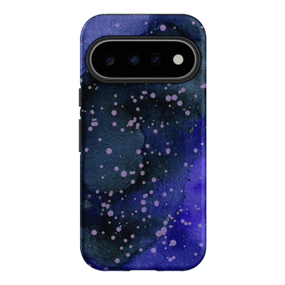 Spotty Navy Printed Phone Cases Google Pixel 11 / Armoured by The Dairy - The Dairy
