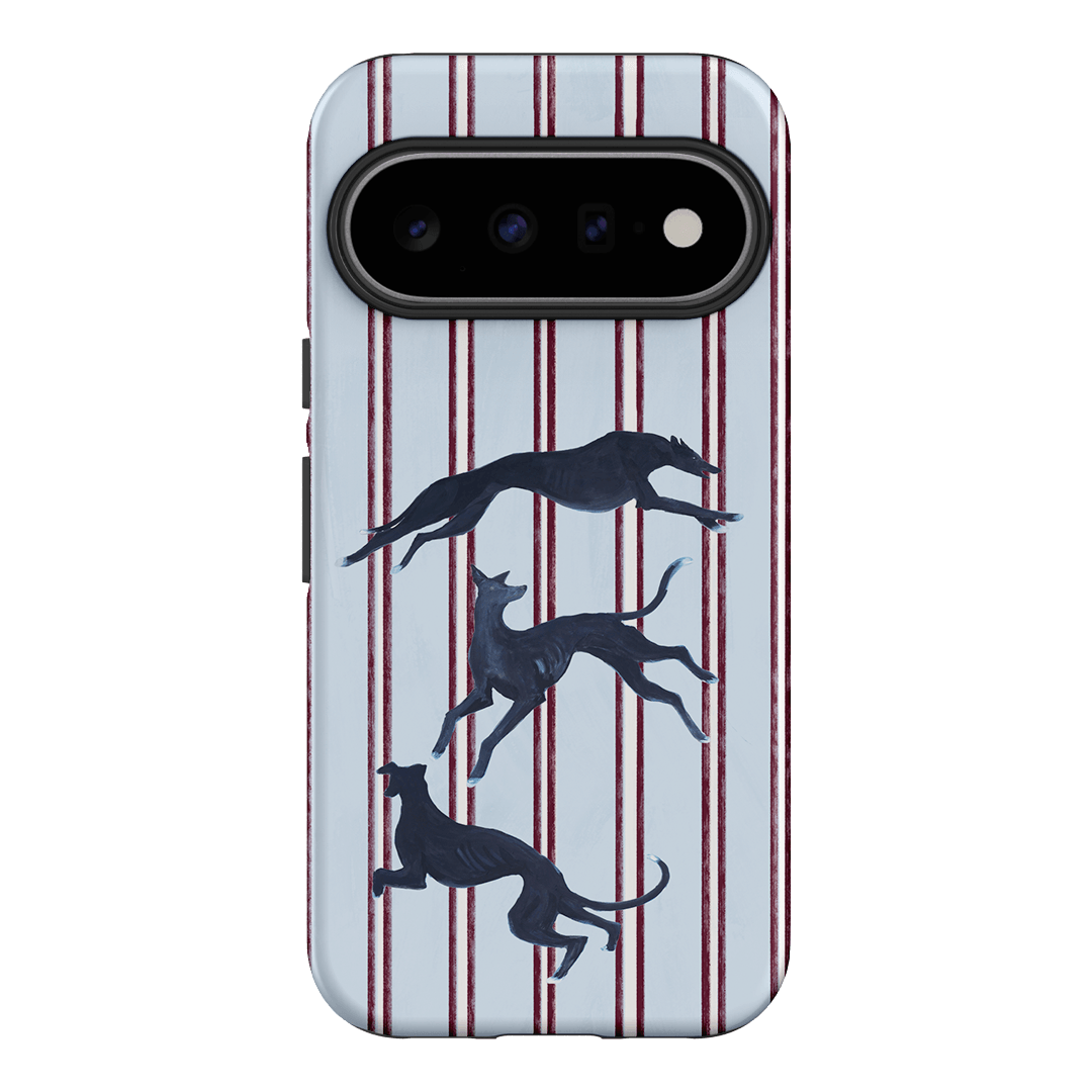 Stripey Hounds Printed Phone Cases Google Pixel 11 / Armoured by Lisa Hu - The Dairy