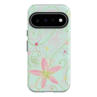 Swirl Blue Printed Phone Cases Google Pixel 11 / Armoured by Kayla Carr - The Dairy