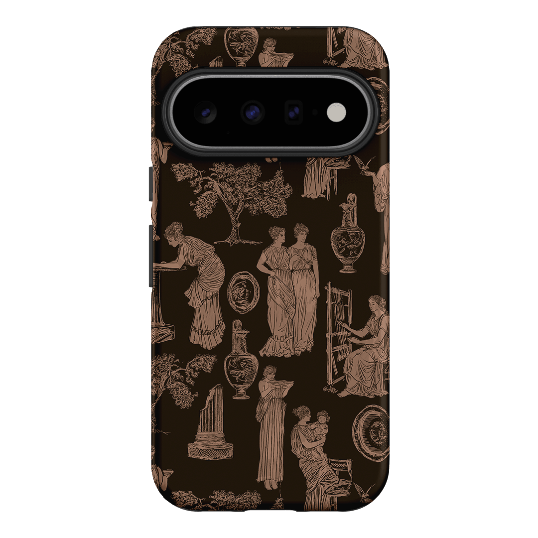 Symposium Burnt Umber Printed Phone Cases Google Pixel 11 / Armoured by Veronica Tucker - The Dairy