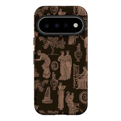 Symposium Burnt Umber Printed Phone Cases Google Pixel 11 / Armoured by Veronica Tucker - The Dairy