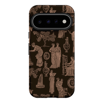 Symposium Burnt Umber Printed Phone Cases Google Pixel 11 / Armoured by Veronica Tucker - The Dairy