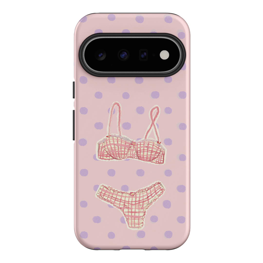 Vintage Gingham Printed Phone Cases Google Pixel 11 / Armoured by Kayla Carr - The Dairy