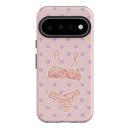 Vintage Gingham Printed Phone Cases Google Pixel 11 / Armoured by Kayla Carr - The Dairy