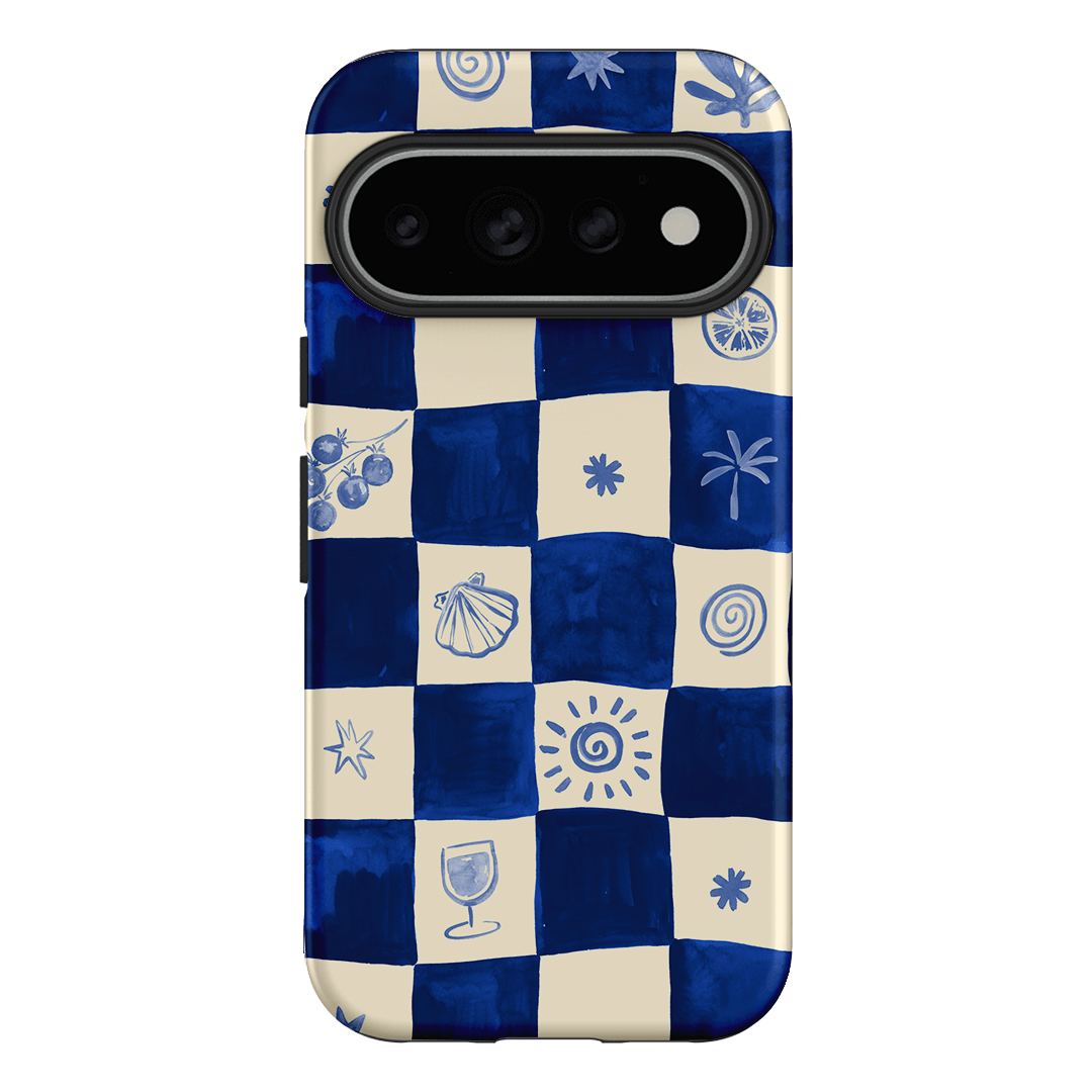 Afternoon Mezze Azure Printed Phone Cases Google Pixel 11 Pro / Armoured by Charlie Taylor - The Dairy