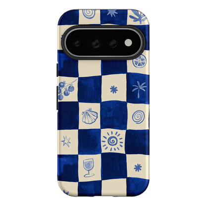 Afternoon Mezze Azure Printed Phone Cases Google Pixel 11 Pro / Armoured by Charlie Taylor - The Dairy