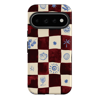 Afternoon Mezze Maroon Printed Phone Cases Google Pixel 11 Pro / Armoured by Charlie Taylor - The Dairy