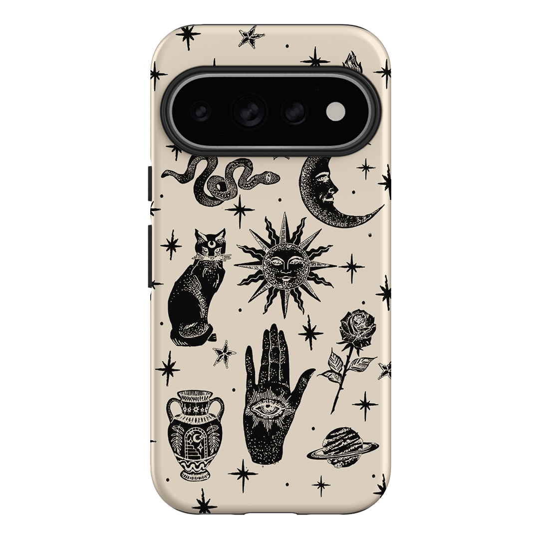 Astro Flash Beige Printed Phone Cases Google Pixel 11 Pro / Armoured by Veronica Tucker - The Dairy