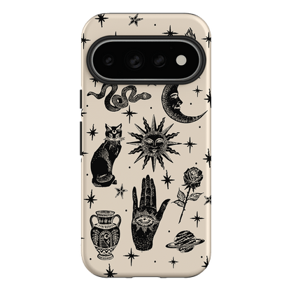 Astro Flash Beige Printed Phone Cases Google Pixel 11 Pro / Armoured by Veronica Tucker - The Dairy