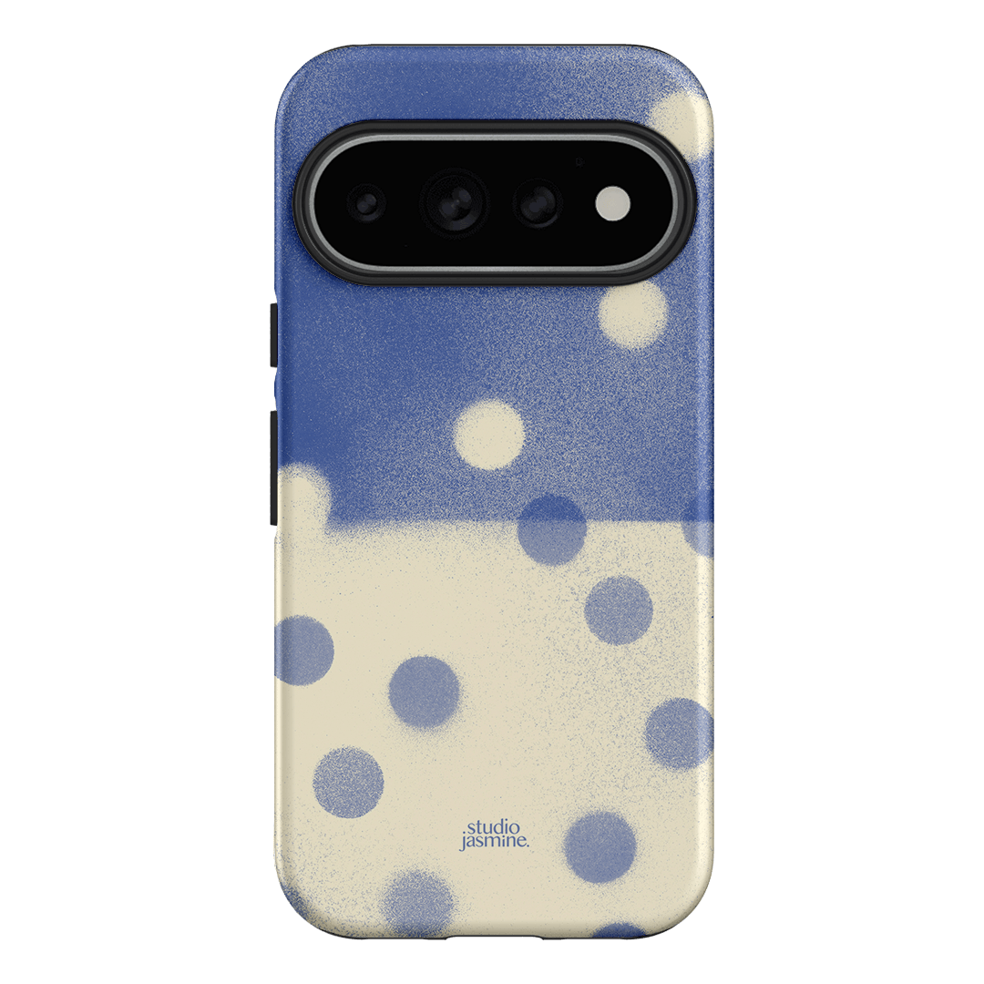 Bleu Polka Dot Printed Phone Cases Google Pixel 11 Pro / Armoured by Jasmine Dowling - The Dairy