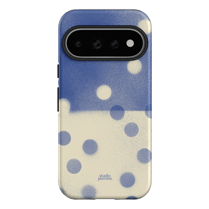 Bleu Polka Dot Printed Phone Cases Google Pixel 11 Pro / Armoured by Jasmine Dowling - The Dairy
