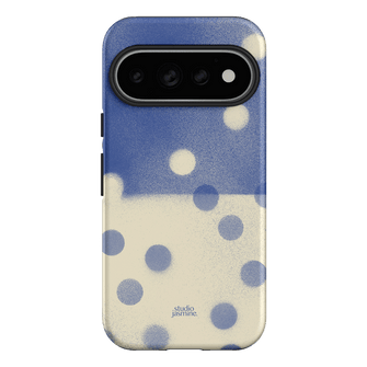 Bleu Polka Dot Printed Phone Cases Google Pixel 11 Pro / Armoured by Jasmine Dowling - The Dairy