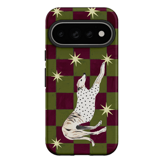 Check Greyhound Green Printed Phone Cases Google Pixel 11 Pro / Armoured by Lisa Hu - The Dairy