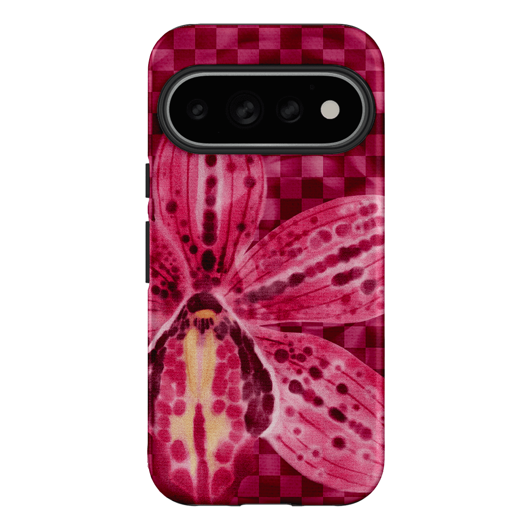 Check Orchid Printed Phone Cases Google Pixel 11 Pro / Armoured by Sally Hungerford - The Dairy