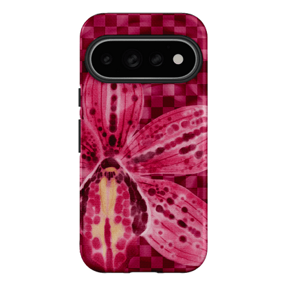 Check Orchid Printed Phone Cases Google Pixel 11 Pro / Armoured by Sally Hungerford - The Dairy