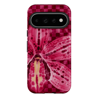 Check Orchid Printed Phone Cases Google Pixel 11 Pro / Armoured by Sally Hungerford - The Dairy