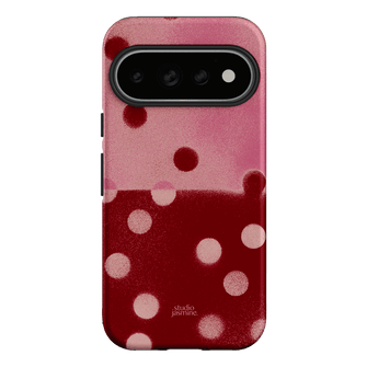 Cherry Polka Dot Printed Phone Cases Google Pixel 11 Pro / Armoured by Jasmine Dowling - The Dairy