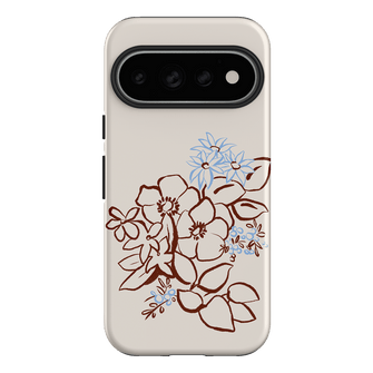 Cream Posy Printed Phone Cases Google Pixel 11 Pro / Armoured by Typoflora - The Dairy