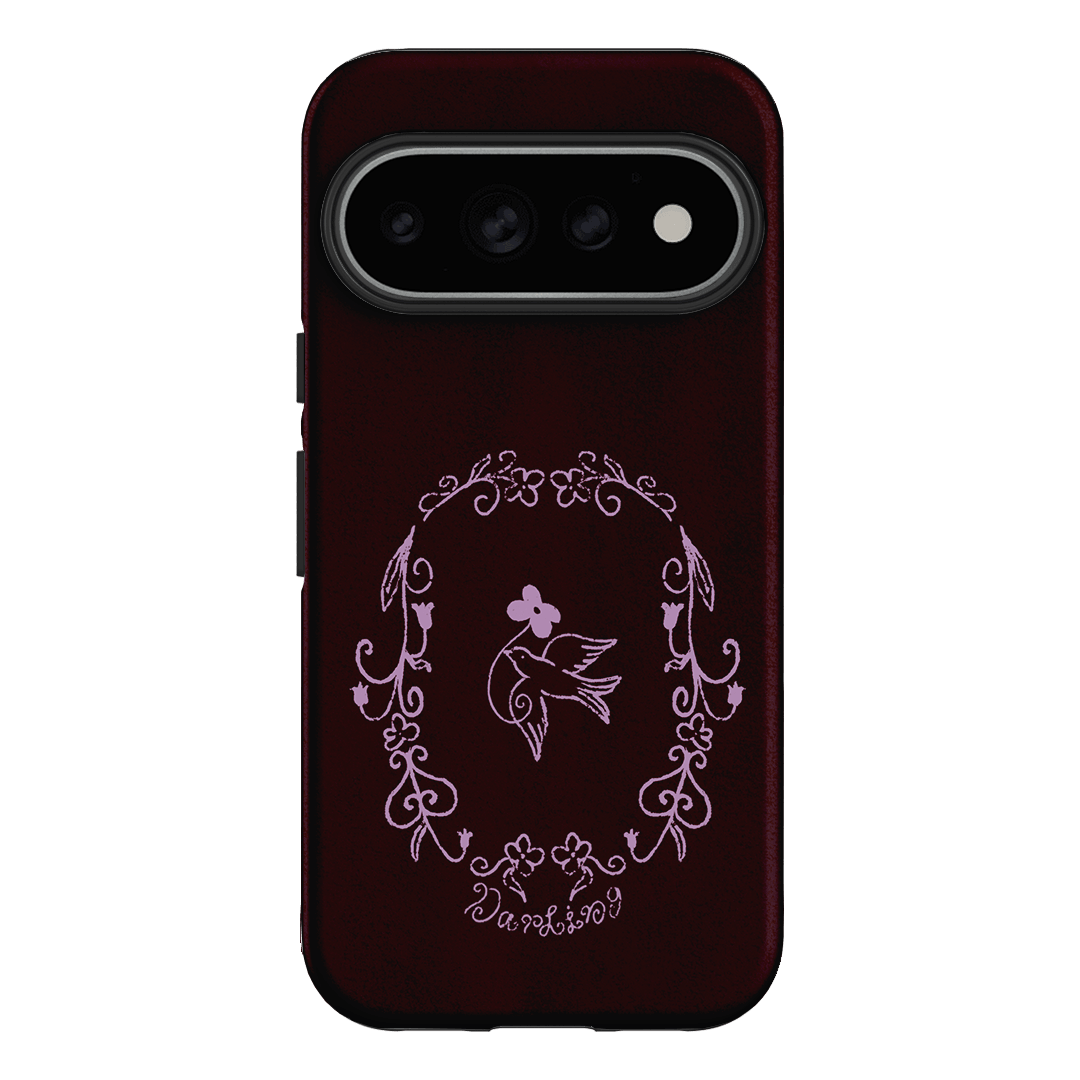 Darling Burgundy Printed Phone Cases by The Dairy - The Dairy