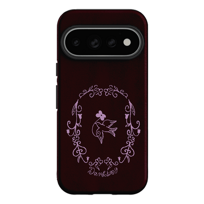 Darling Burgundy Printed Phone Cases by The Dairy - The Dairy