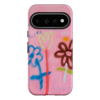 Flowers Printed Phone Cases Google Pixel 11 Pro / Armoured by Kate Eliza - The Dairy
