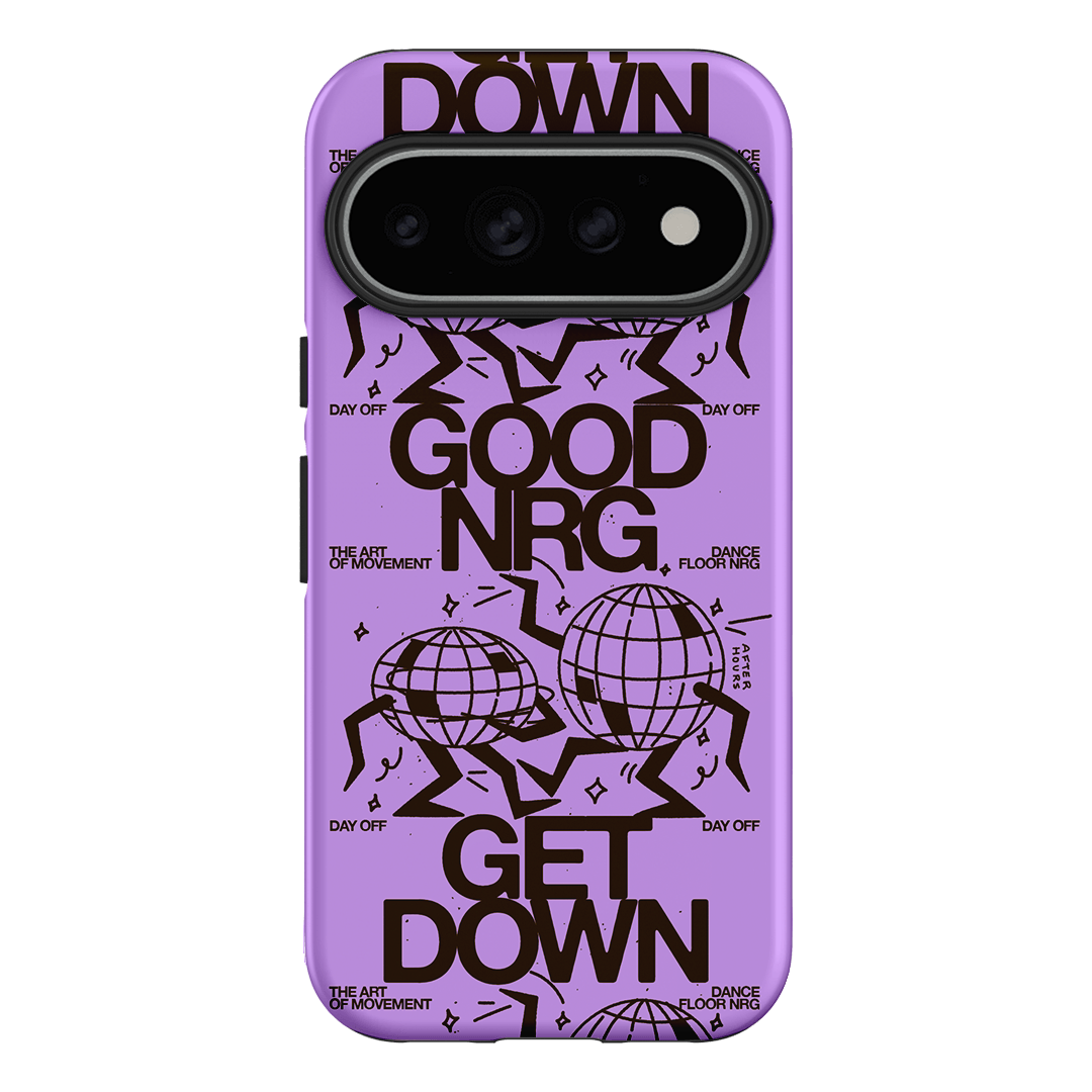 Good Energy in Purple Printed Phone Cases Google Pixel 11 Pro / Armoured by After Hours - The Dairy