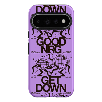 Good Energy in Purple Printed Phone Cases Google Pixel 11 Pro / Armoured by After Hours - The Dairy