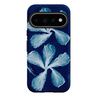 Hibiscus Cyanotype Printed Phone Cases Google Pixel 11 Pro / Armoured by Sally Hungerford - The Dairy