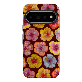 Hibiscus Holiday Rouge Printed Phone Cases Google Pixel 11 Pro / Armoured by BG. Studio - The Dairy