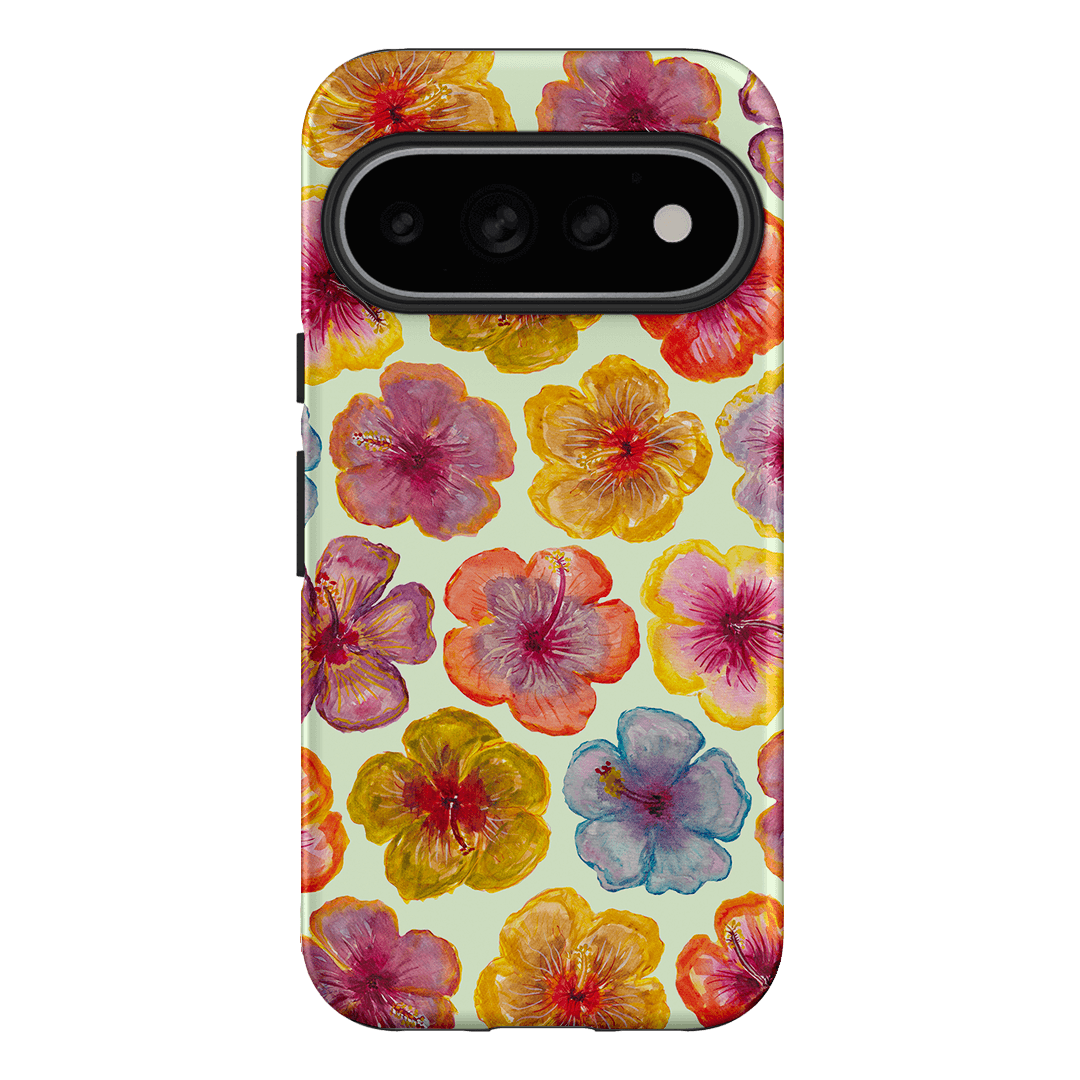 Hibiscus Holiday Sorbet Printed Phone Cases Google Pixel 11 Pro / Armoured by BG. Studio - The Dairy