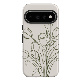 Inked Tulips Printed Phone Cases Google Pixel 11 Pro / Armoured by Typoflora - The Dairy
