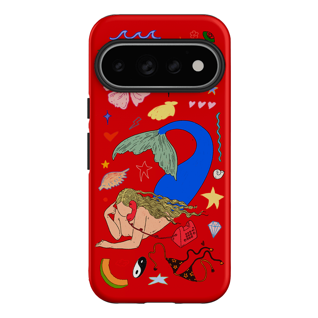 Mermaid Salad Scarlet Printed Phone Cases Google Pixel 11 Pro / Armoured by Easty Beasty - The Dairy